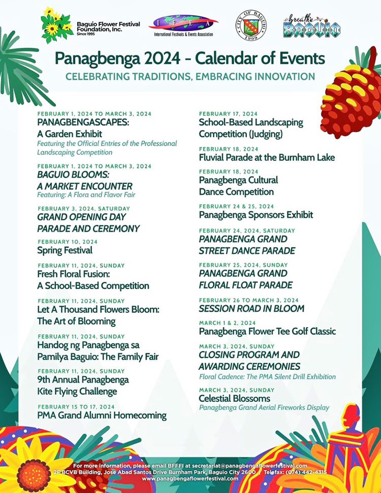 Panagbenga 2024 Details About The Baguio Flower Festival PhilNews