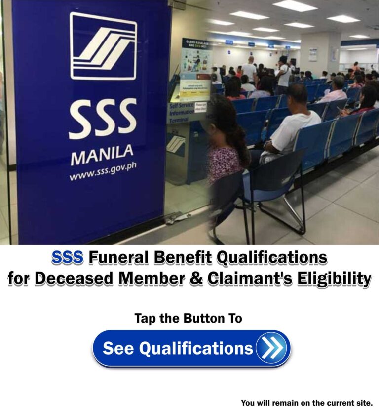 SSS Funeral Benefit Features & Filing of Claim Process PhilNews