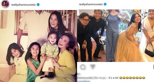 sharon cuneta family