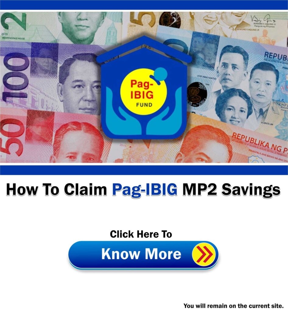 How To Claim Pag-IBIG MP2 Savings