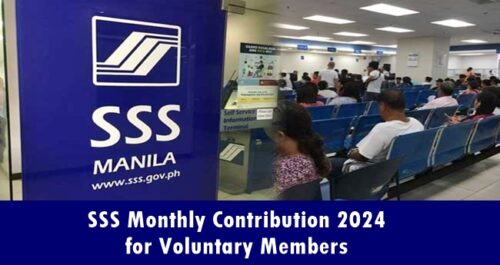 SSS Monthly Contribution 2024 for Voluntary Members