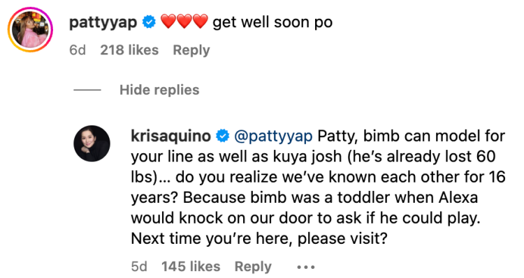 kris aquino comment