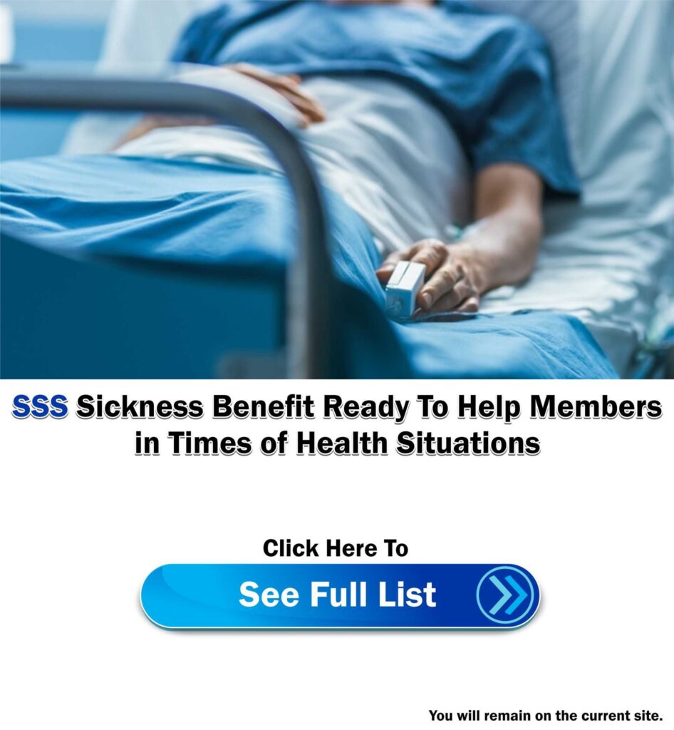 SSS Sickness Benefit