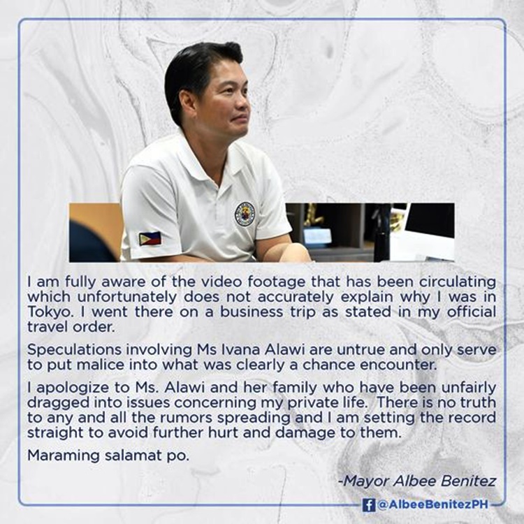 albee benitez statement