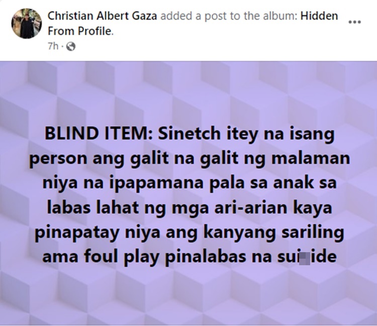 xian gaza blind item