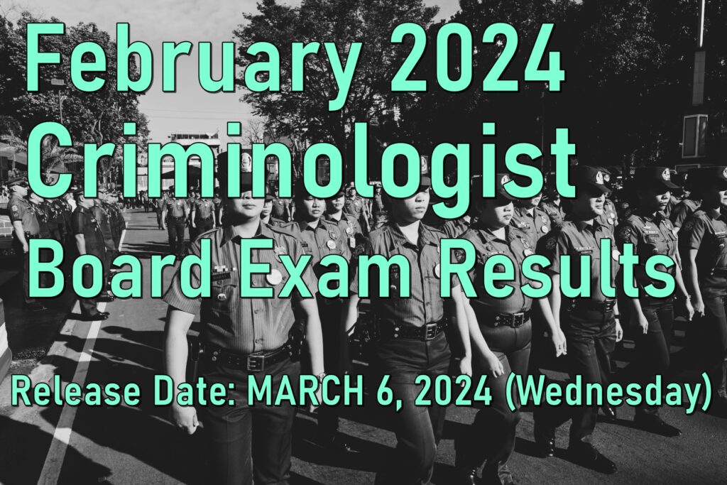 Criminology Board Exam Result 2024 List 2024 Josi Rozele