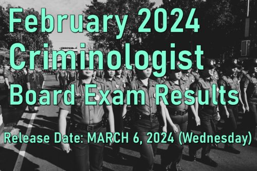 Criminology Licensure Exam Result February 2024