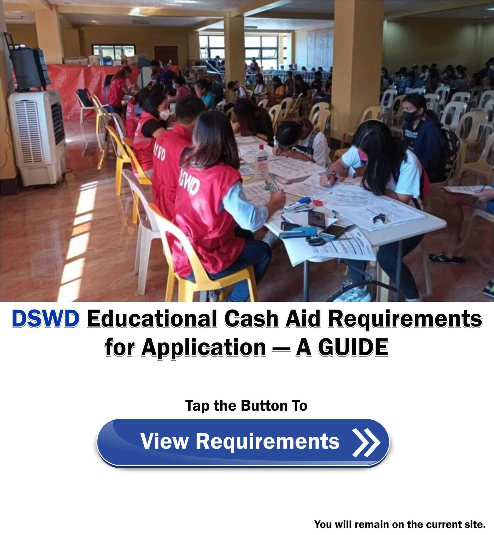 DSWD Educational Cash Aid Requirements