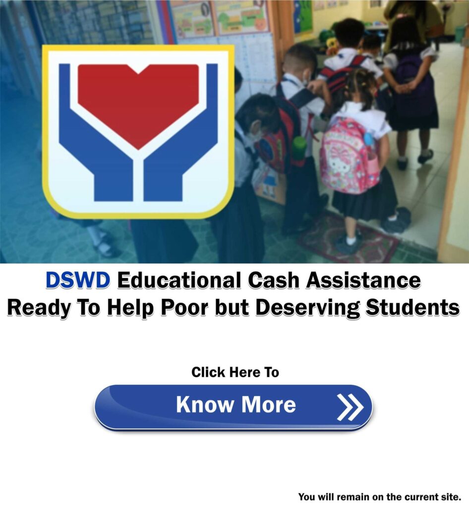 DSWD Educational Cash Assistance
