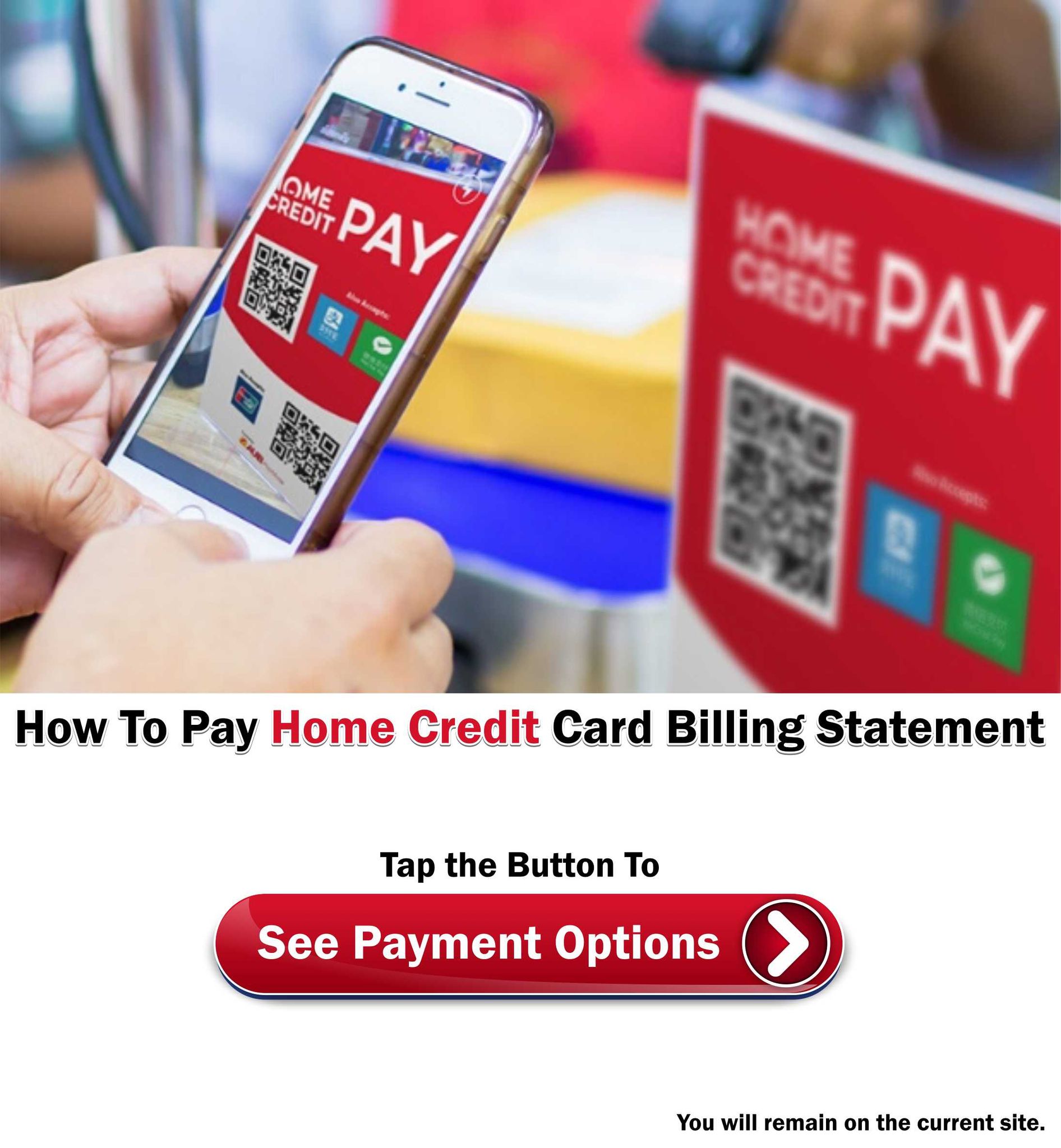 How To Pay Home Credit Card Bill