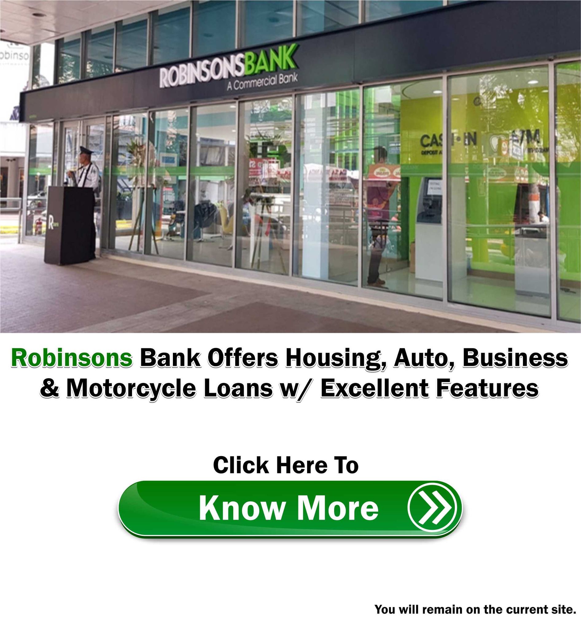 Robinsons Bank Loans