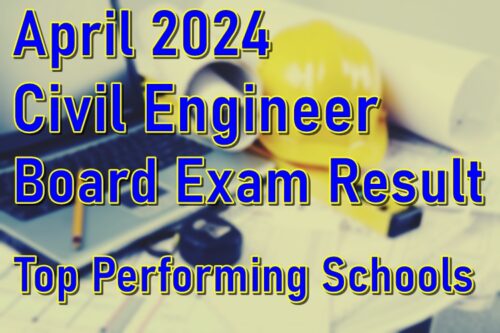 Civil Engineer Board Exam Result April 2024