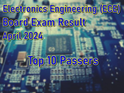 ECE Board Exam Result April 2024