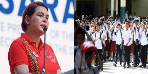 Sara Duterte, students