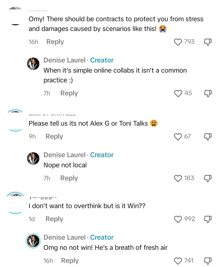 denise laurel comments