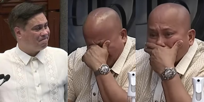 Bato Dela Rosa Broke Down In Tears After Migz Zubiri Announced ...