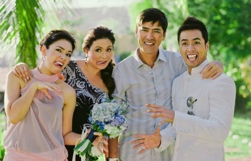 Dina Bonnevie, Vic Sotto, Danica and Oyo Boy Sotto