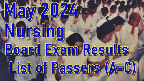 Nursing Board Exam Results May 2024