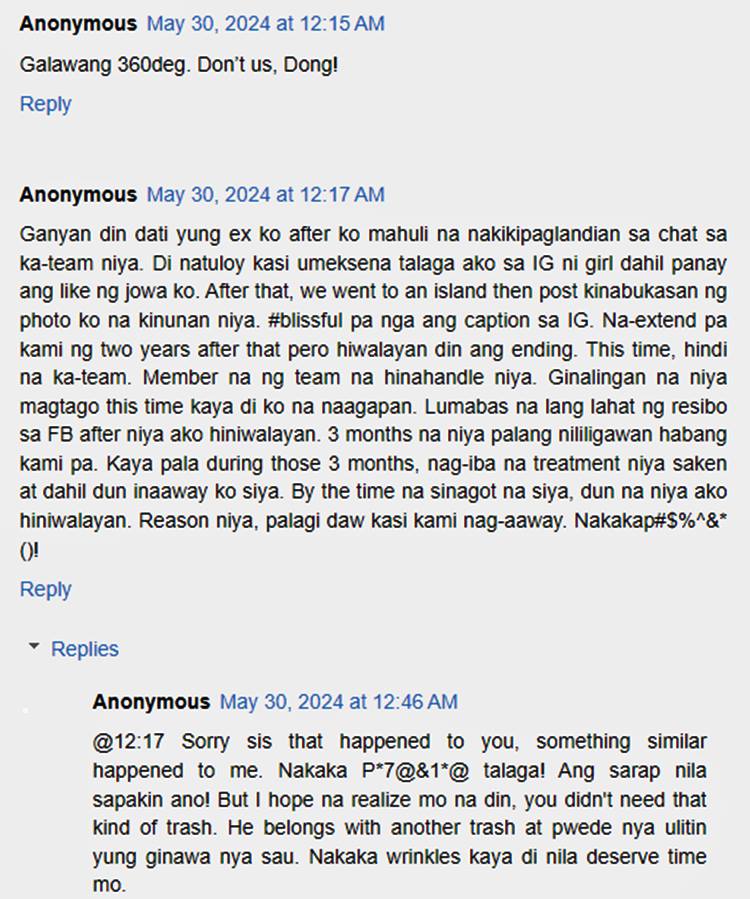 philmar alipayo comments