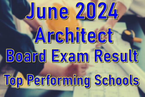 Architect Board Exam Result June 2024