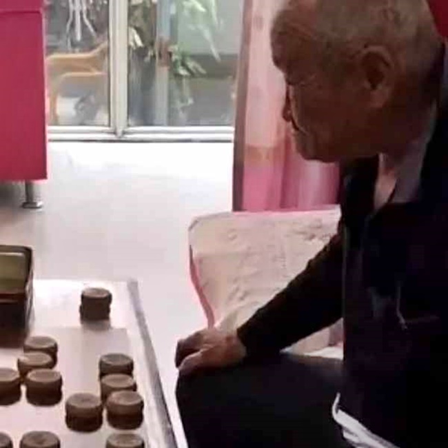 Caregiver and Old Man