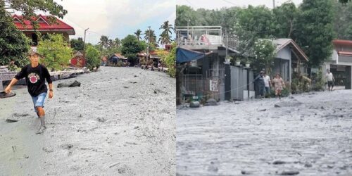 Kanlaon Blast, Lahar