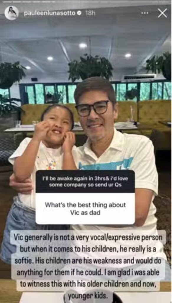 vic sotto tali pauleen luna post