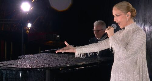 Celine Dion Paris Olympics Opening Ceremony