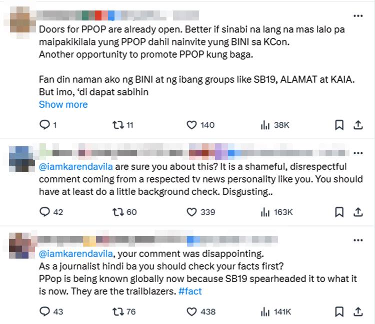 karen davila comments