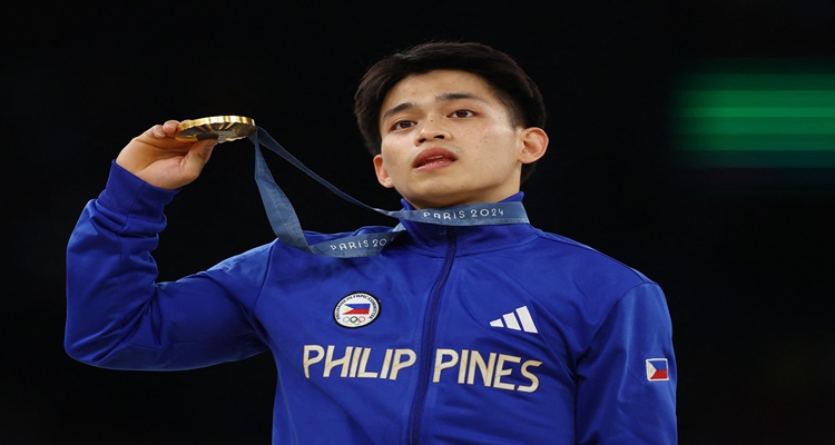 Carlos Yulo: His Powerful, Golden Performance In Olympic Floor Exercise ...