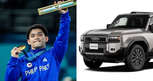 Carlos Yulo Toyota Land Cruiser Prado