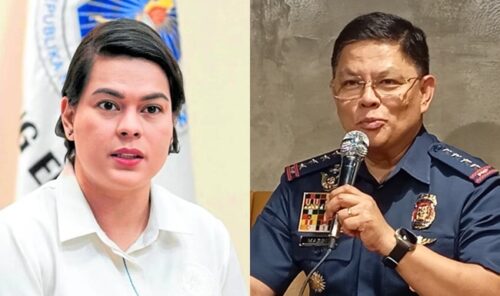 PNP Chief Rommel Marbil, Vice Pres. Sara Duterte