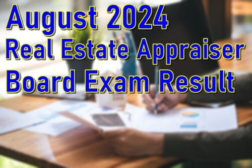 Real Estate Appraiser Board Exam August 2024