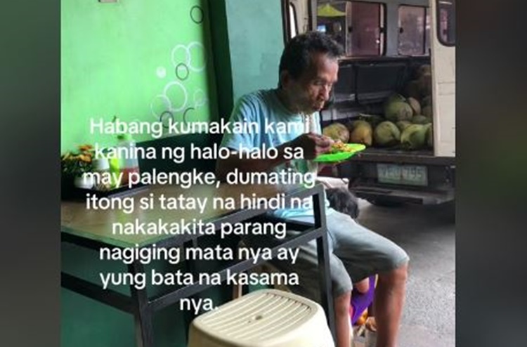 Blind Elderly Man