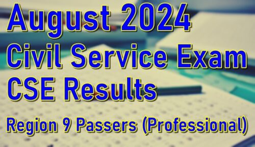 Civil Service Exam Result August 2024