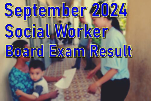 Social Worker Board Exam Result September 2024