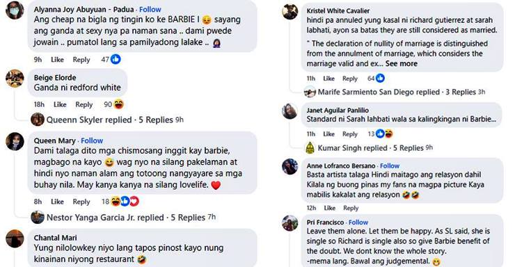 richard barbie comments
