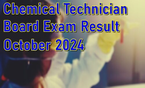 Chemical Technician Board Exam Result October 2024