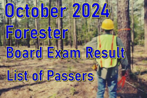 Forester Board Exam Result October 2024