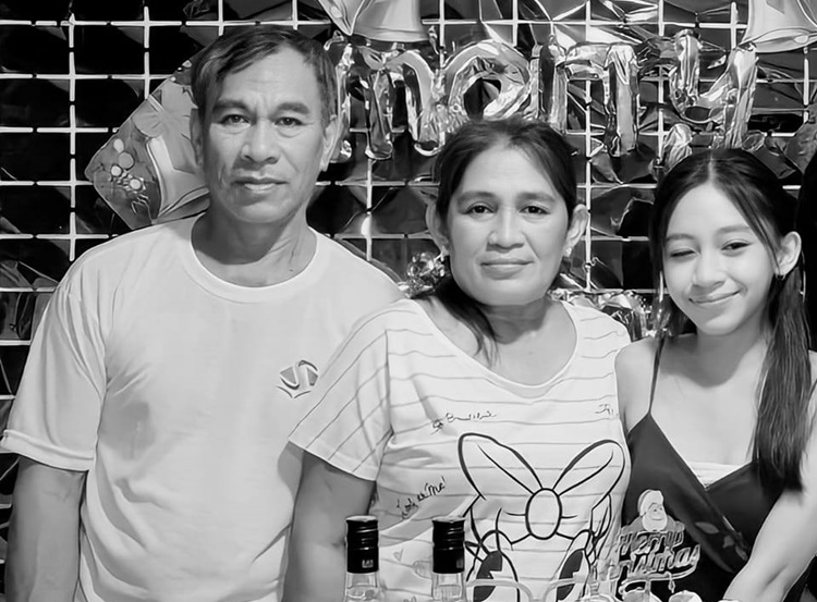Grieving Daughter Family