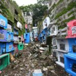 Kin of Deceased in Barangka Public Cemetery in Marikina City