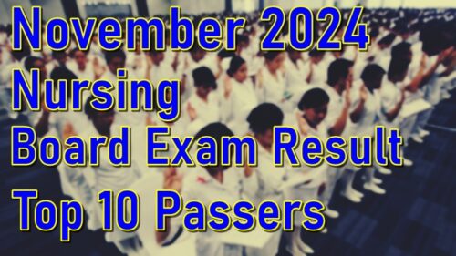 Nursing Board Exam Result November 2024