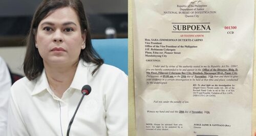 Sara Duterte NBI Subpoena