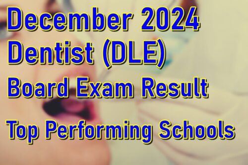 Dentist Board Exam Result December 2024