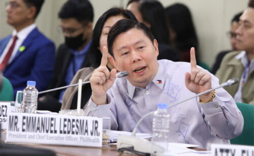 PhilHealth President and CEO Emmanuel Ledesma Jr.