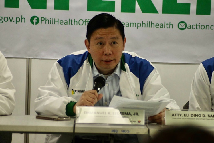 PhilHealth President and CEO Emmanuel R. Ledesma, Jr.