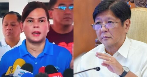 Sara Duterte, Bongbong Marcos