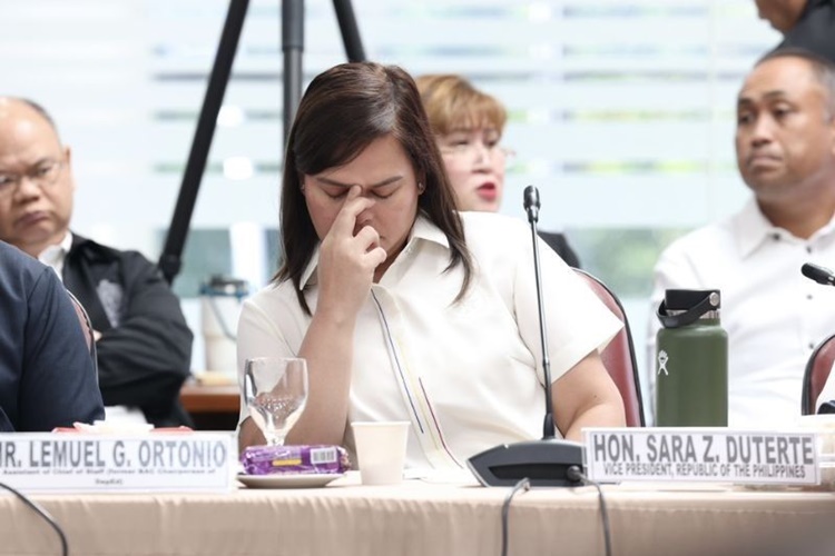 Sara Duterte at Hearing