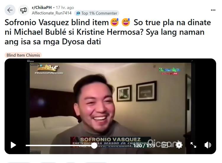 kristine hermosa netizen post