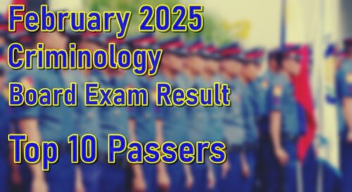 Criminology Board Exam Result February 2025